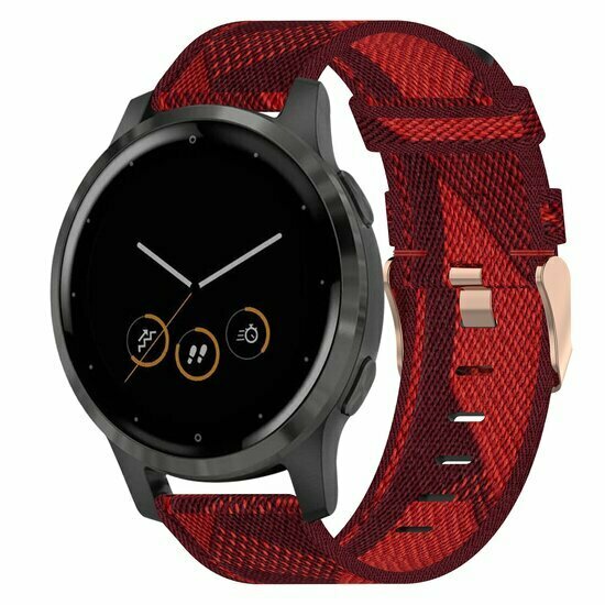 Huawei Watch GT 6 / GT 7 - 41mm  - Canvas nylon bandje - Rood