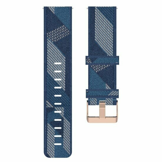 Huawei Watch GT 6 / GT 7 - 41mm  - Canvas nylon bandje - Blauw