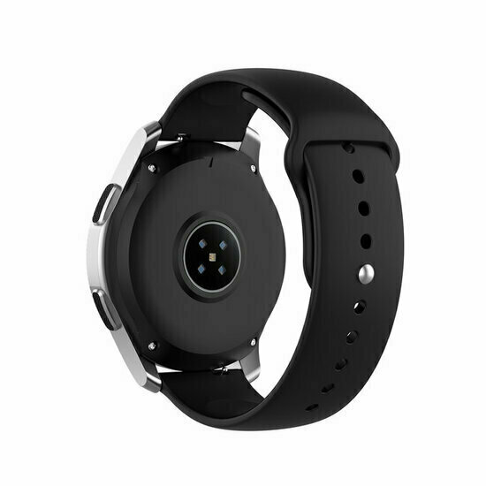 Rubberen sportband - Zwart - Huawei Watch GT 6 / GT 7 / GT 6 pro / GT 7 pro - 46mm