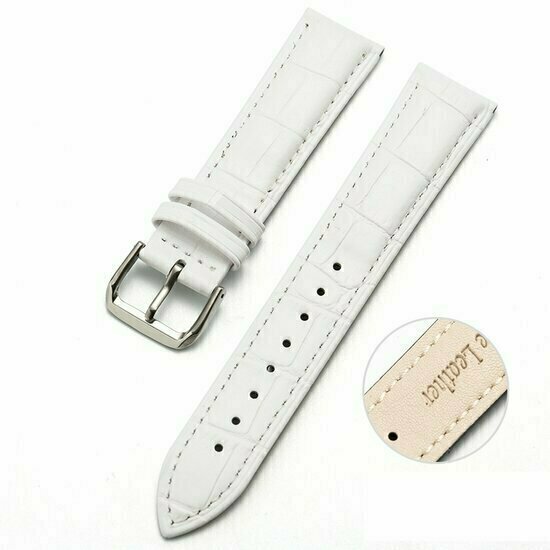Crocodile leren bandje - Wit - Huawei Watch GT 6 / GT 7 / GT 6 pro / GT 7 pro - 46mm