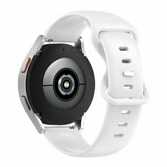 Solid color sportband - Wit - Huawei Watch GT 6 / GT 7 / GT 6 pro / GT 7 pro - 46mm