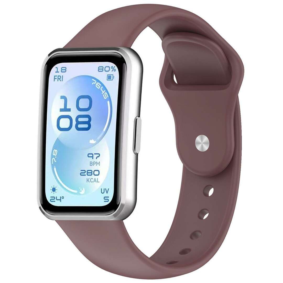 Siliconen bandje - Mauve - Huawei Band 11 / 11 pro
