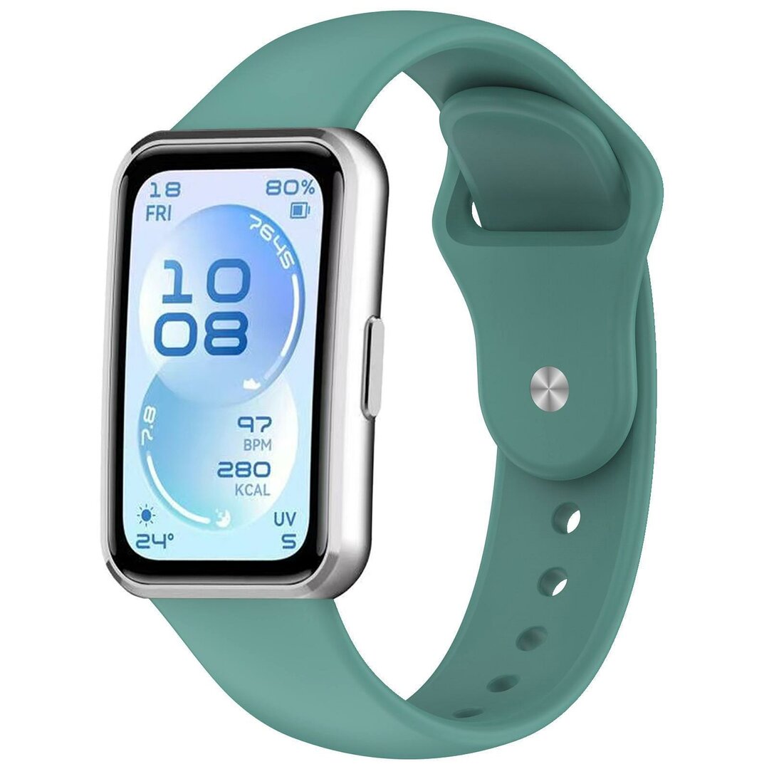 Siliconen bandje - Dennengroen - Huawei Band 11 / 11 pro