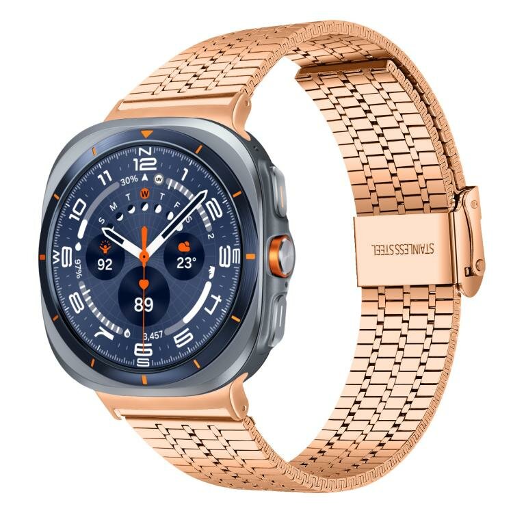 Stalen bandje - Ros&eacute; goud - Samsung Galaxy Watch Ultra / Ultra 2 - 47mm