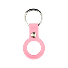 AirTag case liquid series - siliconen hoesje met ring - roze