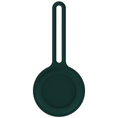 AirTag case infinity series - siliconen sleutelhanger - donkergroen