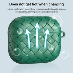 AirPods 3 hoesje - TPU - Woven series - Rood