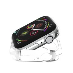 Siliconen case 44mm - Transparant - Geschikt voor Apple Watch 44mm