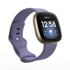 Fitbit Versa 3 &amp; 4 / Sense 1 &amp; 2 Sportbandje - Lila - Maat: M/L