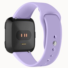 Fitbit Versa 1/ 2 &amp; Lite  siliconen bandje - Maat: Small - Lila