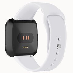 Fitbit Versa 1 / 2 &amp; Lite  siliconen bandje - Maat: Small - Wit