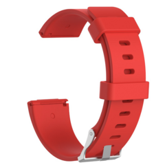 Fitbit Versa 1 / 2 &amp; Lite rubberen sport bandje - Rood