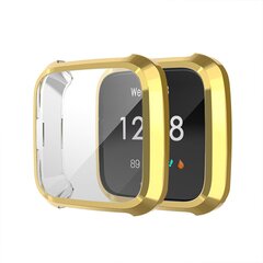 Fitbit Versa Lite Soft TPU case (volledig beschermd) - Goud