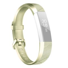 Fitbit Alta Siliconen bandje - Maat: Large - Vintage Goud