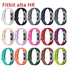FitBit Alta HR siliconen bandje met gesp - Maat: Large - Lila