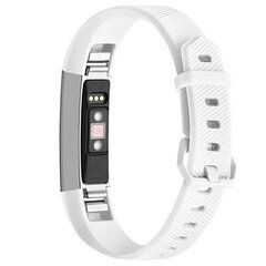 FitBit Alta HR siliconen bandje met gesp - Maat: Large- Wit