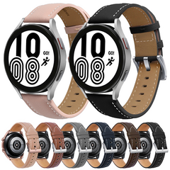 Premium Leather bandje - Oudroze - Samsung Galaxy Watch 4 - 40mm &amp; 44mm