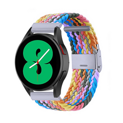Braided nylon bandje - Multicolor Spring - Samsung Galaxy Watch Active 2