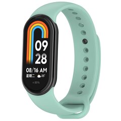 Siliconen bandje - Mintgroen - Xiaomi Smart Band 8 / 9 / 10
