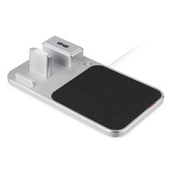 3 in 1 oplader geschikt voor Apple Pencil &amp; AirPods &amp; iPhone - Zilver