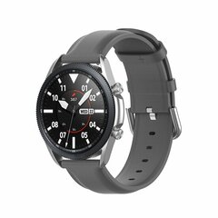 Classic leren bandje - Grijs - Garmin Vivoactive 6 / Vivoactive 5 / Vivoactive 3