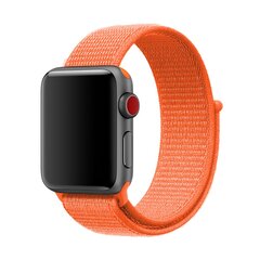 Sport Loop nylon bandje - Oranje - Geschikt voor Apple Watch 44mm / 45mm&nbsp;/ 46mm / 49mm