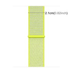 Sport Loop nylon bandje - Neon groen - Geschikt voor Apple Watch 44mm / 45mm&nbsp;/ 46mm / 49mm
