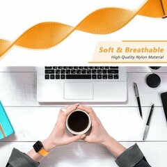 Solo Loop Nylon bandje - Grijs - Geschikt voor Apple Watch 38mm / 40mm / 41mm / 42mm