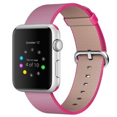Nylon bandje - Roze - Geschikt voor Apple Watch 44mm / 45mm&nbsp;/ 46mm / 49mm