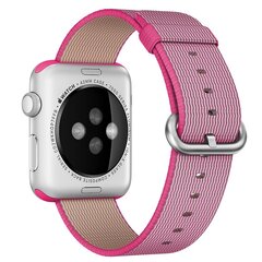 Nylon bandje - Roze - Geschikt voor Apple Watch 44mm / 45mm&nbsp;/ 46mm / 49mm