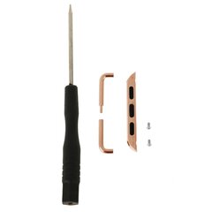 Metalen strap connector - Goud - Geschikt voor Apple Watch 38mm / 40mm / 41mm / 42mm