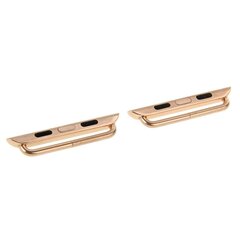 Metalen strap connector - Goud - Geschikt voor Apple Watch 44mm / 45mm&nbsp;/ 46mm / 49mm
