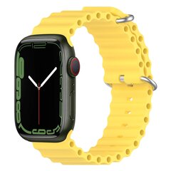 Ocean bandje - Geel - Geschikt voor Apple Watch 38mm / 40mm / 41mm / 42mm