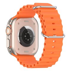 Ocean bandje - Oranje - Geschikt voor Apple Watch 44mm / 45mm&nbsp;/ 46mm / 49mm
