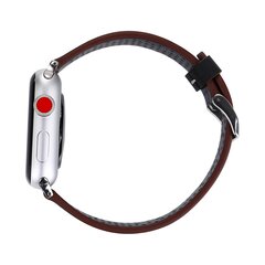 Dot Pattern Leren bandje - Zwart - Geschikt voor Apple Watch 44mm / 45mm&nbsp;/ 46mm / 49mm