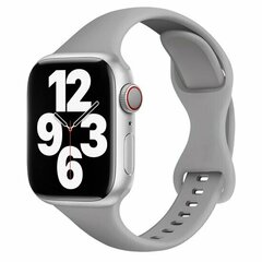 Sportbandje Slim Fit - Grijs - Geschikt voor Apple Watch 44mm / 45mm&nbsp;/ 46mm / 49mm
