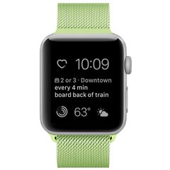 Milanese RVS bandje - Groen - Geschikt voor Apple Watch 38mm / 40mm / 41mm / 42mm