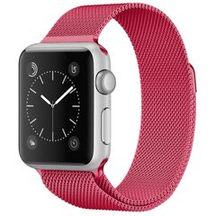 Milanese RVS bandje - Roze - Geschikt voor Apple Watch 38mm / 40mm / 41mm / 42mm