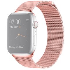 Milanese RVS bandje - Roze - Geschikt voor Apple Watch 44mm / 45mm&nbsp;/ 46mm / 49mm