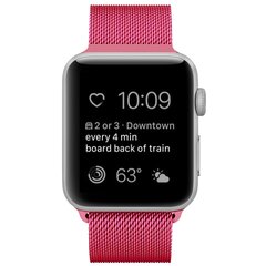 Milanese RVS bandje - Roze - Geschikt voor Apple Watch 44mm / 45mm&nbsp;/ 46mm / 49mm