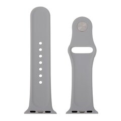 Rubberen sportbandje - Grijs - Geschikt voor Apple Watch 38mm / 40mm / 41mm / 42mm