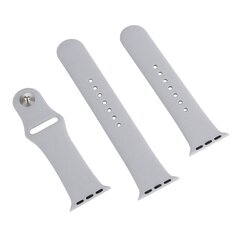 Rubberen sportbandje - Grijs - Geschikt voor Apple Watch 44mm / 45mm&nbsp;/ 46mm / 49mm