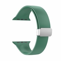 Siliconen bandje - Folding Buckle - Groen - Geschikt voor Apple Watch 44mm / 45mm&nbsp;/ 46mm / 49mm