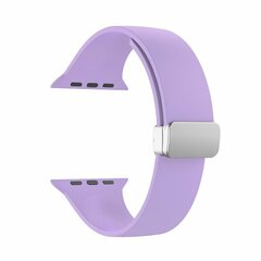 Siliconen bandje - Folding Buckle - Paars - Geschikt voor Apple Watch 44mm / 45mm&nbsp;/ 46mm / 49mm