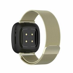 Fitbit Versa 3/4 &amp; Sense 1/2 milanese bandje - Small - Vintage gold