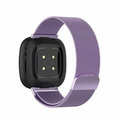 Fitbit Versa 3/4 &amp; Sense 1/2 milanese bandje - Small - Paars