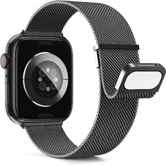 Milanese band - Space Grey - Extra sterke magneet - Geschikt voor Apple Watch 44mm / 45mm&nbsp;/ 46mm / 49mm