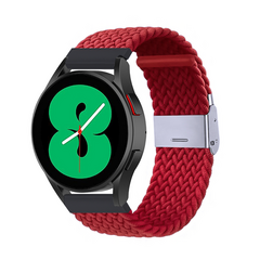 Braided nylon bandje - Rood - Xiaomi Mi Watch / Xiaomi Watch 2 / Xiaomi Watch S1 / S2 / S3 / S4