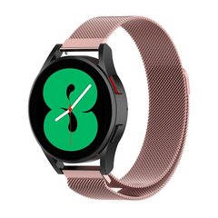 Milanese bandje - Ros&eacute; goud - Xiaomi Mi Watch / Xiaomi Watch 2 / Xiaomi Watch S1 / S2 / S3 / S4