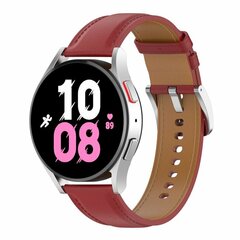 Luxe leren bandje - Bordeaux - Samsung Galaxy watch 7 / Galaxy Watch FE - 40mm &amp; 44mm